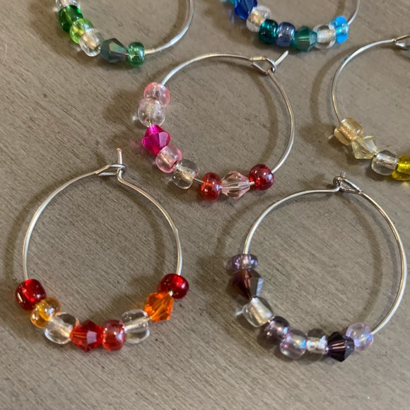 Colorful wine 🍷 charms for hosting, six pieces - Picture 5 of 5